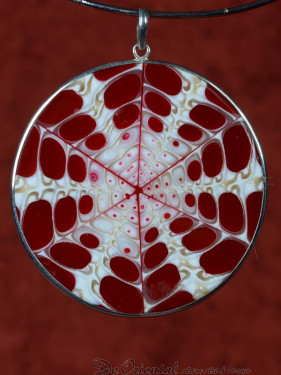 Handgemaakt sieraad van schelp