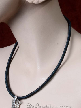 Extra dik satijnen halskoord