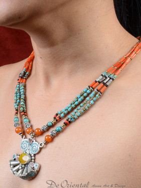 Halsketting Tibetan Bells