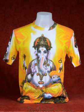T-Shirt met afbeelding van Ganesha
