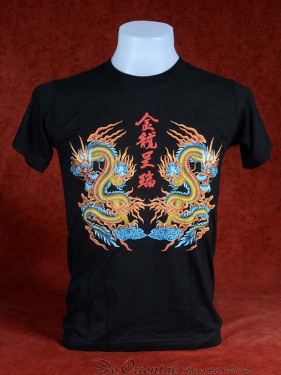 Leuk T-Shirt met twee Chinese Draken