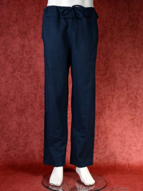 Tai chi broek zwart linnen