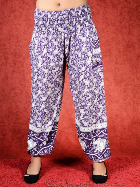 Harem broek Jungle model Aladdin paars