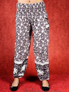 Harem broek Jungle model Aladdin bruin