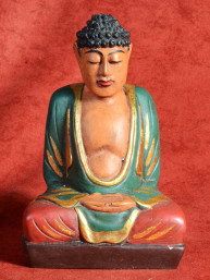 Boeddha in meditatie handmade Indonesie