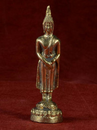 Boeddha miniatuur voor zondag Boeddha messing