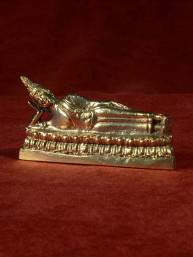 Boeddha miniatuur voor dinsdag Boeddha messing