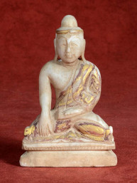 Mandalay Boeddha albast in Bhumiparsa mudra