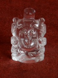 Miniatuur Ganesha Glas Met Handgravure