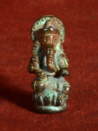 Oud bronzen Ganesha amulet