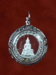 Donderdag Boeddha amulet zilver