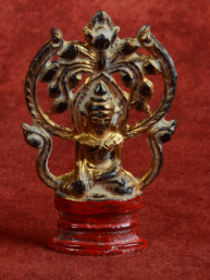 Phra Chiang Roong amulet Boeddha onder Bodhiboom