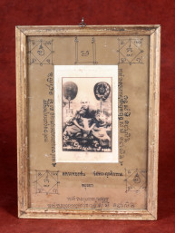 Heilige foto Luang Pho Klan Wat Prayatikaram Ayutthaya