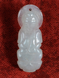 Jade reliëf Boeddha Hanger