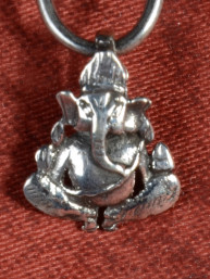 Tibetaanse hanger zilver 925 Ganesha zittend in meditatiehouding