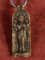 Messing hanger Vishnu met Ohm symbool