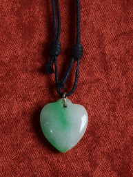 Jade Hanger in Hartvorm