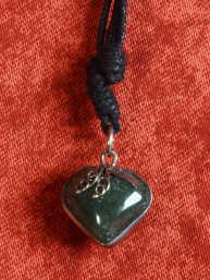 Jade Hanger in Hartvorm