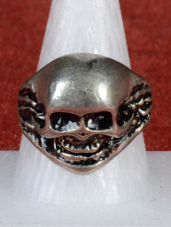 Biker Pirate Skull Ring