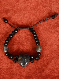 Armband met gestreepte agaat