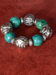 armband met turquoise natuurstenen