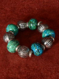 armband met turquoise natuurstenen