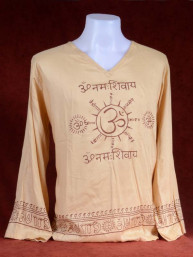 Alternatieve Hindoe blouse met symbolen
