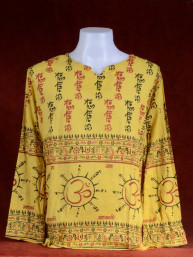 Alternatieve Hindoe blouse Indiase symbolen