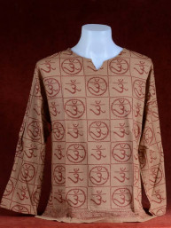 Alternatieve Hindoe blouse met OM symbolen