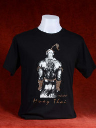 Muay Thai T-shirt "The Fighter" zwart