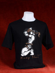 Muay Thai T-Shirt "Wai Khruh" zwart