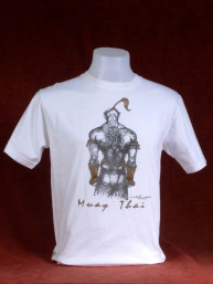 Muay Thai T-shirt "The Fighter" wit