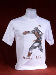 Muay Thai T-Shirt "Ka Jig Khai" wit