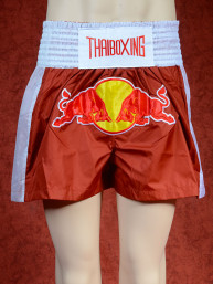 Muay Thai training short Red Bull roestbruin
