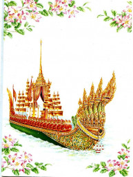 Thaise dubbele wenskaart met envelop nieuwjaar & geluk