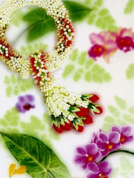 Thaise dubbele wenskaart met envelop nieuwjaar en zaken