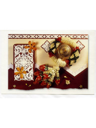 Thaise dubbele wenskaart met envelop nieuwjaar en geluk