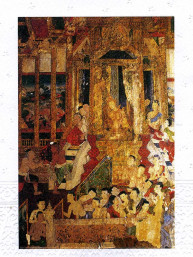 Thaise dubbele wenskaart met envelop nieuwjaar & geluk