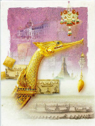 Thaise dubbele wenskaart met envelop nieuwjaar