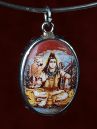 Medaillon met Hindoe God Shiva