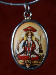 Medaillon met Parvati
