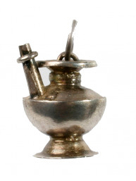 Hanger zilver waterkan of kamandalu