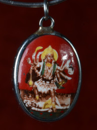 Medaillon met Hindoe Godin Kali