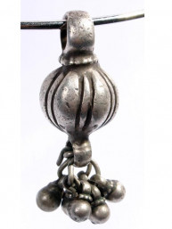 Oud zilveren hanger Traan van Shiva