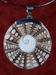 Handgemaakt sieraad van schelp