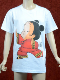 Rood Kung Fu T-shirt  voor kinderen