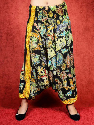 Harem broek Bagdad model Sinbad zwart