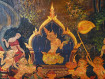Olieverf op canvas "Bhuddha's journey"