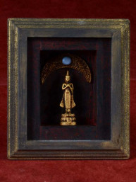 Decoratief 3D schilderijtje met vrijdag Boeddha