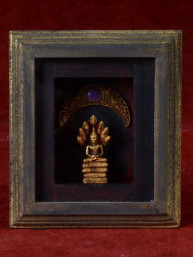 Decoratief 3D schilderijtje met zaterdag Boeddha